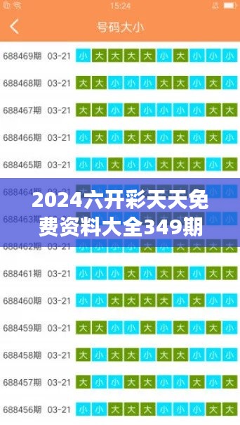 2024六开彩天天免费资料大全349期＂：发现数字背后的财富密码