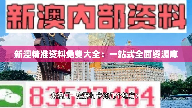 新澳精准资料免费大全：一站式全面资源库