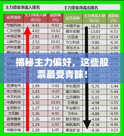 揭秘主力偏好，这些股票最受青睐！