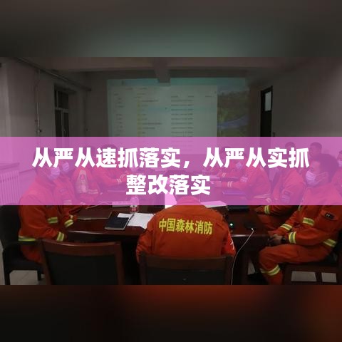 从严从速抓落实，从严从实抓整改落实 